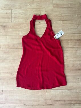 Show Me Your Mumu Red Choker Dress Halter Mini NWT Party Date Night Sexy XS